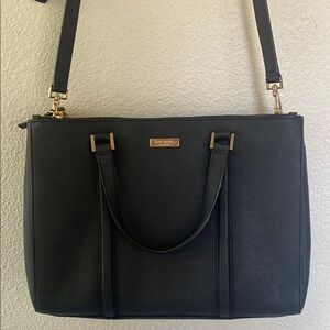 Kate Spade Black leather Tote Bag